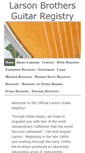 Mobile Screenshot of larsonbrothersguitarregistry.com